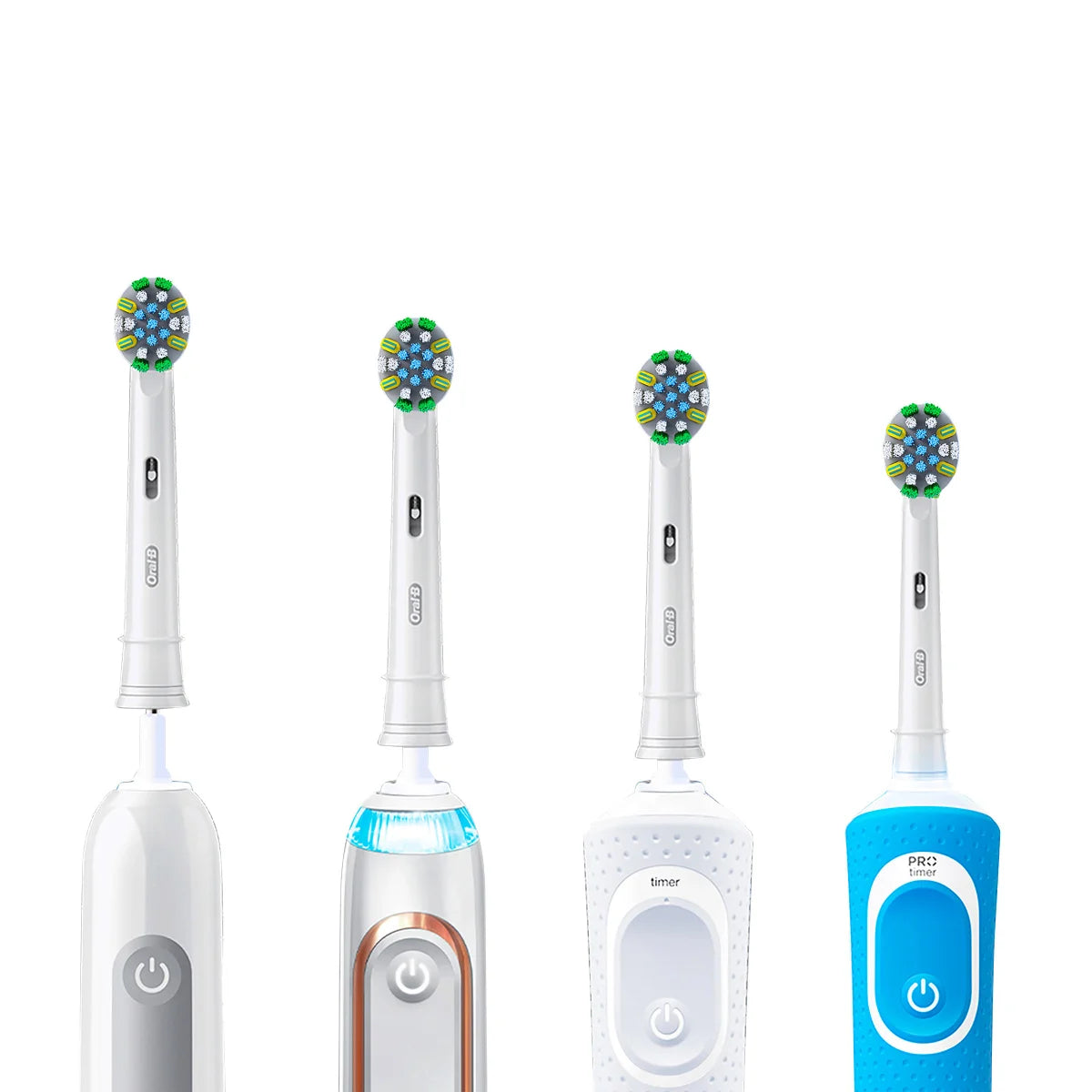 Oral-B Floss Action Replacement Electric Toothbrush Heads, 10-count